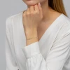 Złota klasyczna bransoletka splot żmijka Jeso B1478-585 marko