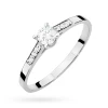 Pierścionek zaręczynowy białe złoto i diamenty laboratoryjne Lab Diamonds W0399.B3.LDW.01 marko