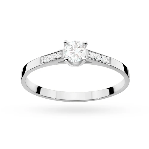 Pierścionek zaręczynowy białe złoto i diamenty laboratoryjne Lab Diamonds W0399.B3.LDW.01 marko