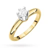 Złoty pierścionek zaręczynowy brylant diament laboratoryjny Lab DiamondsW0267.Z3.LDW.02 marko