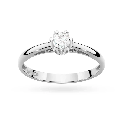 Zaręczynowy pierścionek białe złoto diament laboratoryjny Lab Diamonds W0133.B3.LDW.01 marko
