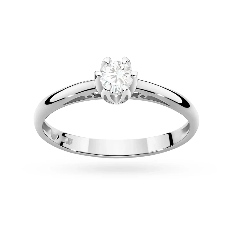 Zaręczynowy pierścionek białe złoto diament laboratoryjny Lab Diamonds W0133.B3.LDW.01 marko