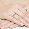 Zaręczynowy pierścionek białe złoto diament laboratoryjny Lab Diamonds W0133.B3.LDW.01 marko