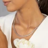 Naszyjnik kolia z białego złota z diamentami laboratoryjnymi Lab Diamonds N0074.B3.LDW.01 marko