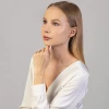 Złota bransoletka literka M wysadzana cyrkoniami Imiona B1484-333-M marko