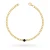 Złota bransoletka diamentowana kulka szeroki splot Kleur B1444-585-CZ marko