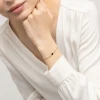 Złota bransoletka diamentowana kulka szeroki splot Kleur B1444-585-CZ marko