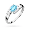 Pierścionek z białego złota topaz Swiss 0,50ct i brylanty Kultowa W0119.B3.TOB.01 marko