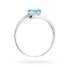 Pierścionek z białego złota topaz Swiss 0,50ct i brylanty Kultowa W0119.B3.TOB.01 marko