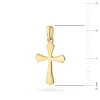 Złoty gładki minimalistyczny krzyżyk D554-333 marko