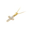 Złoty krzyżyk 585 wysadzany brylantami 0,08ct D260-585-B0.08 MARKO