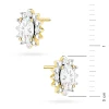 Kolczyki z żółtego złota z diamentami laboratoryjnymi markizy Lab Diamonds K0513.Z3.LDW.01 marko