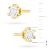 Klasyczne kolczyki ze złota z diamentami po 0,08ct K0222.Z3.DIW.05 marko