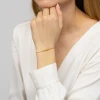 Złota bransoletka splot lisi ogon kuleczki Supreni B987-585 marko