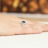 Pierścionek zaręczynowy z białego złota szafir 0,90ct Dynastia W0037.B3.SAB.01 marko