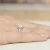 Pierścionek zaręczynowy z białego złota z owalnym diamentem laboratoryjnym 0,40ct Lab Diamonds i brylantami W0330.B3.LDW.01 marko