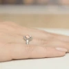 Pierścionek białe złoto z morganitem 0,40ct i brylantami Dynastia W0330.B3.MOP.01 marko