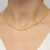Srebrny pozłacany łańcuszek splot Kulka L265-925-Z marko