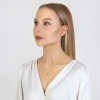 Pozłacany naszyjnik z kulką i perłą Jeso N1149-925-Z marko