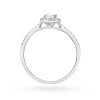 Pierścionek z białego złota z diamentami laboratoryjnymi w owalnej oprawie Lab Diamonds W0584.B3.LDW.01 marko