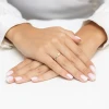 Zaręczynowy pierścionek z białego złota kwadratowy diament laboratoryjny Princessa Lab Diamonds W0586.B3.LDW.01 marko