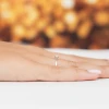 Zaręczynowy pierścionek z białego złota kwadratowy diament laboratoryjny Princessa Lab Diamonds W0586.B3.LDW.01 marko
