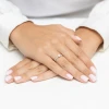 Zaręczynowy pierścionek z białego złota kwadratowy diament laboratoryjny Princessa 0,30ct Lab Diamonds W0589.B3.LDW.01 marko