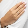 Zaręczynowy pierścionek z białego złota kwadratowy diament laboratoryjny Princessa 0,30ct Lab Diamonds W0589.B3.LDW.01 marko