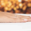 Zaręczynowy pierścionek z białego złota kwadratowy diament laboratoryjny Princessa 0,30ct Lab Diamonds W0589.B3.LDW.01 marko