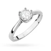 Złoty pierścionek z białego złota z okazałym diamentem laboratoryjnym 0,25ct Lab Diamonds W0605.B3.LDW.01 marko