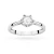 Złoty pierścionek z białego złota z okazałym diamentem laboratoryjnym 0,25ct Lab Diamonds W0605.B3.LDW.01 marko