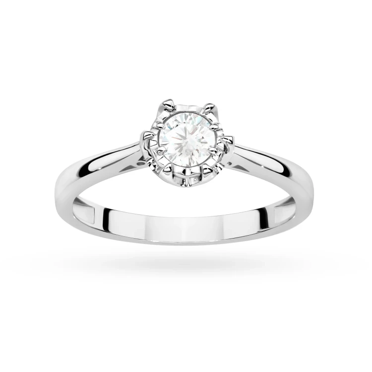 Złoty pierścionek z białego złota z okazałym diamentem laboratoryjnym 0,25ct Lab Diamonds W0605.B3.LDW.01 marko