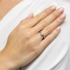 Złoty pierścionek z białego złota z okazałym diamentem laboratoryjnym 0,25ct Lab Diamonds W0605.B3.LDW.01 marko