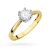 Złoty pierścionek z okazałym diamentem 0,25ct Lab Diamonds W0605.Z3.LDW.01 marko
