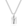 Srebrny komplet medalik z Jezusem Chrystusem D207-925-S-L220 marko