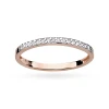 Pierścionek zaręczynowy obrączka z różowego złota Lab Diamonds W0306.R3.LDW.01 marko