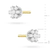 Kolczyki złote klasyczne kwiatki z brylantami 0,20ct  K0026.Z3.DIW.01 marko