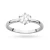 Klasyczny pierścionek z białego złota z diamentem laboratoryjnym 0,70ct w sześciu łapkach Lab Diamonds W0535.B3.LDW.04 marko