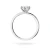 Klasyczny pierścionek z białego złota z diamentem laboratoryjnym 0,70ct w sześciu łapkach Lab Diamonds W0535.B3.LDW.04 marko