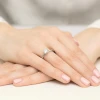 Klasyczny pierścionek z białego złota z diamentem laboratoryjnym 0,70ct w sześciu łapkach Lab Diamonds W0535.B3.LDW.04 marko