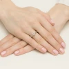 Pierścionek białe złoto z diamentem laboratoryjnym 0,70ct w ażurowej oprawie Lab Diamonds W0541.B3.LDW.03 marko