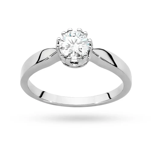 Pierścionek białe złoto z diamentem laboratoryjnym 0,50ct w ażurowej oprawie Lab Diamonds W0541.B3.LDW.02 marko