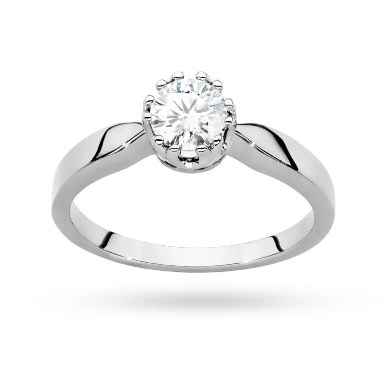 Pierścionek białe złoto z diamentem laboratoryjnym 0,50ct w ażurowej oprawie Lab Diamonds W0541.B3.LDW.02 marko