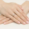 Pierścionek białe złoto z diamentem laboratoryjnym 0,40ct w ażurowej oprawie Lab Diamonds W0541.B3.LDW.01 marko