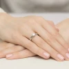 Pierścionek białe złoto z diamentem laboratoryjnym 0,40ct w ażurowej oprawie Lab Diamonds W0541.B3.LDW.01 marko