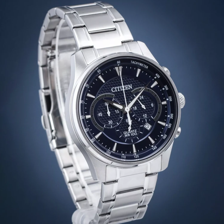 Citizen AN8190-51L zegarek męski na stalowej bransolecie marko