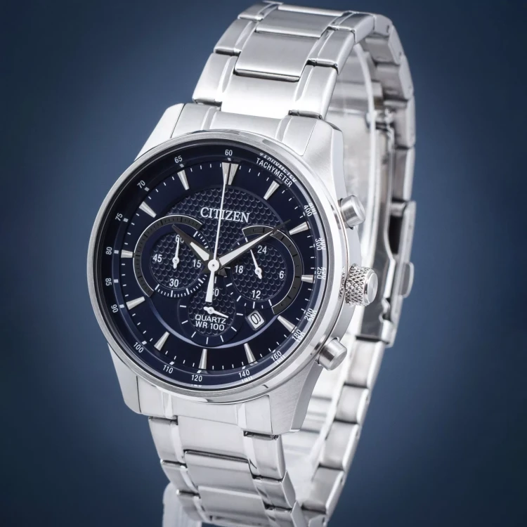 Citizen AN8190-51L zegarek męski na stalowej bransolecie marko