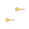 Złote mini kolczyki diamentowane półkulki 3mm Jeso K2185-333 marko