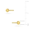 Złote mini kolczyki diamentowane półkulki 3mm Jeso K2185-333 marko