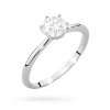 Klasyczny pierścionek z białego złota z diamentem laboratoryjnym 0,70ct półokrągła szyna Lab Diamonds W0553.B3.LDW.03 marko